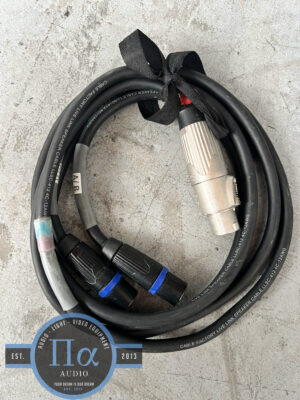 Speakon adapter NLT8F to 2x NLT4