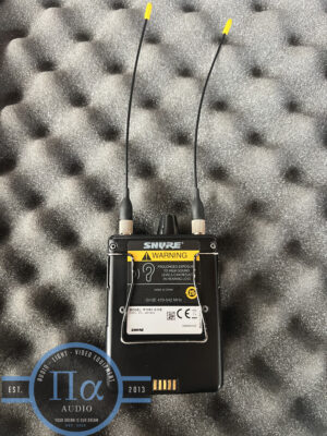 Alternative view of Shure P10R+ G10E 470-542 MHz